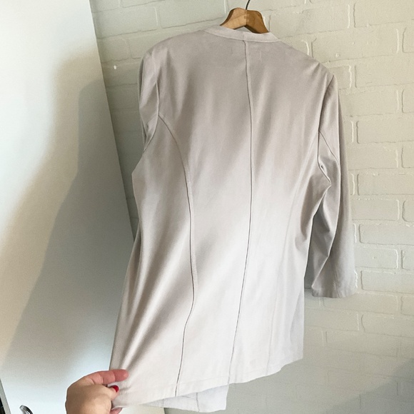 Barbara Lebek Women’s Jacket Faux Suede Bone Pockets Flowy Sz 3X - Picture 8 of 16